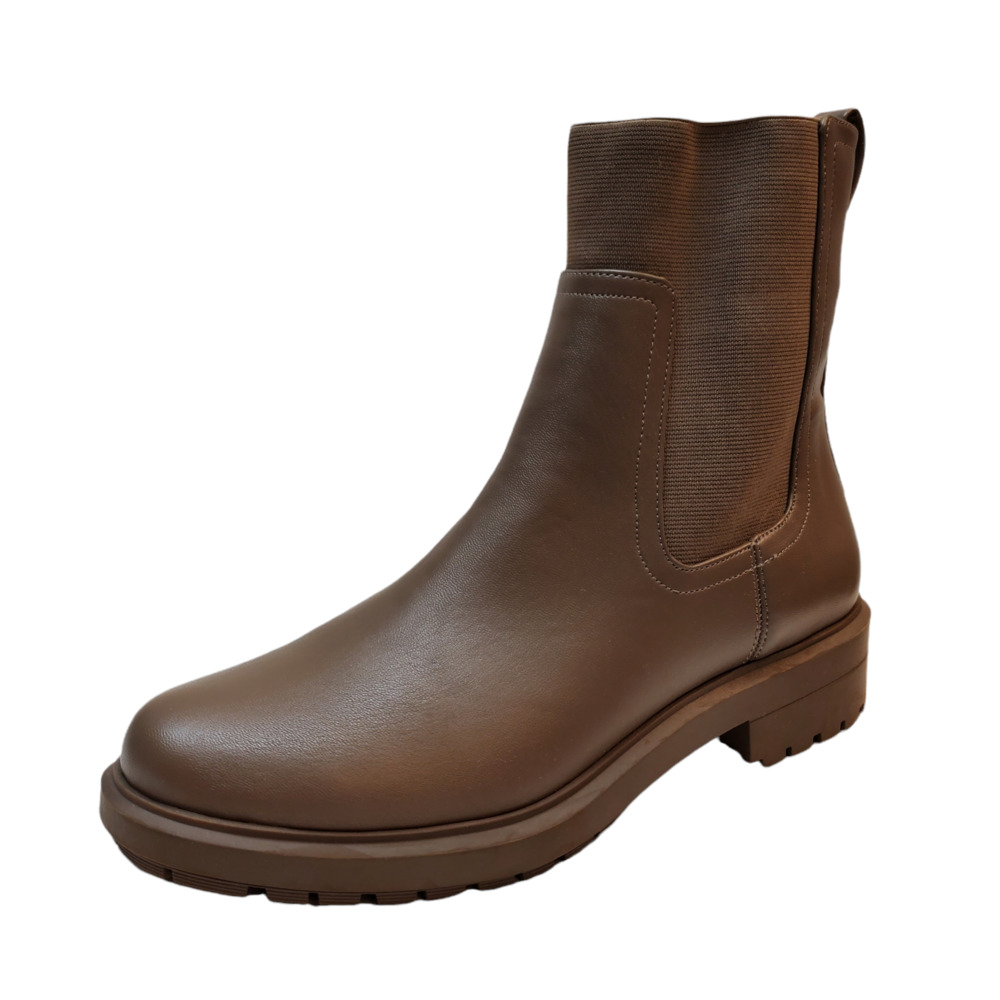 Alfani Womens Shoes Tackoma Lug Pull On  Booties 9.5M Brown Taupe Smooth